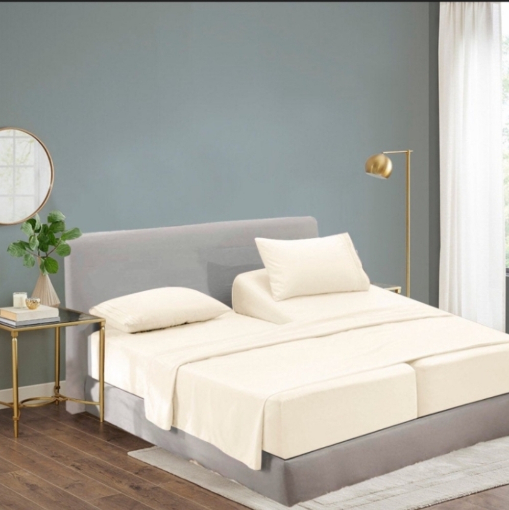 Bamboo Sheet Set - Split King size- Ivory